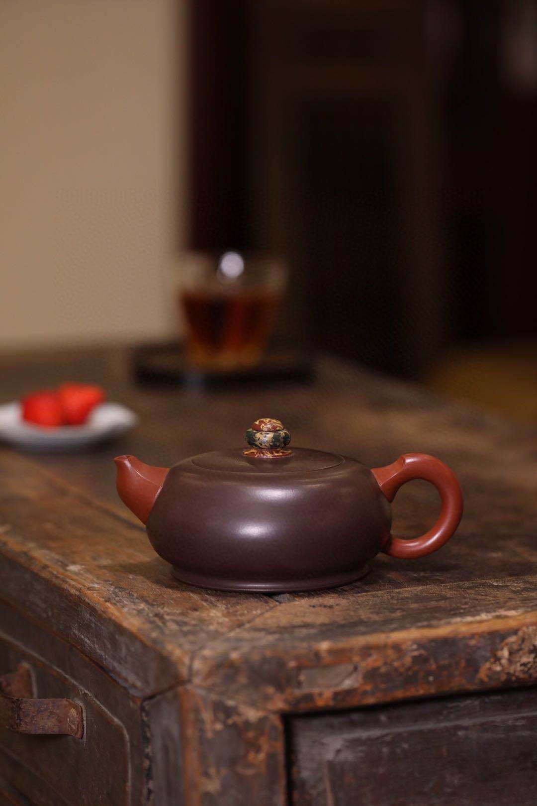 时来运转壶宜兴紫砂壶紫泥/绞泥王红娟全手工茶壶茶具批发代理