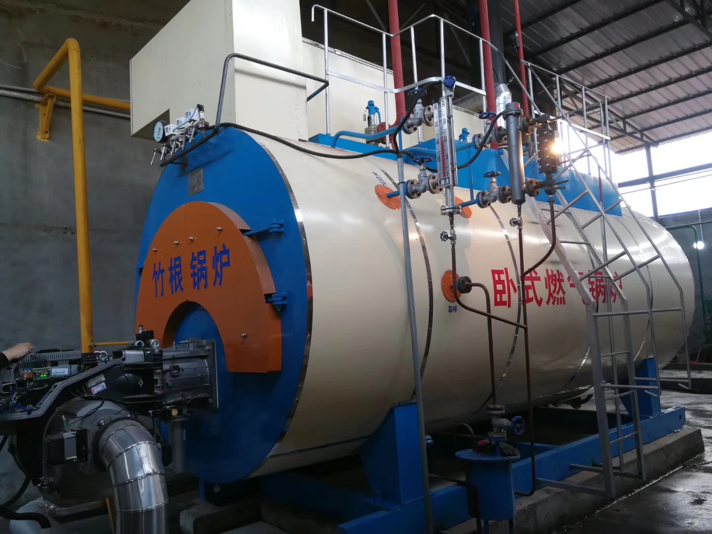 6吨燃油燃气蒸汽锅炉厂销推广(竹根锅炉长城牌)