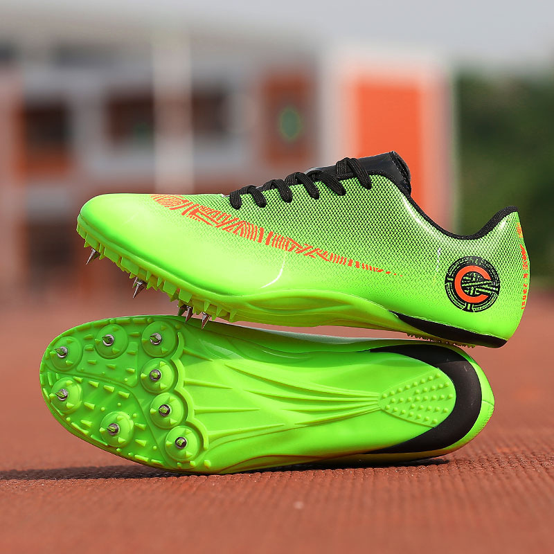 鸳鸯钉鞋男田径三四项精英中学生短跑钉子鞋女中考比赛跳远 体考