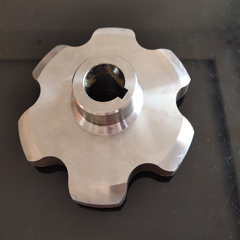 304不锈钢工业链轮 寸半双节距08b单节距输送机传动链轮