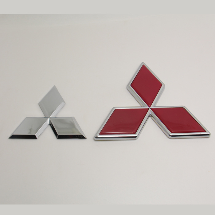 适用于翼神evo劲炫富利卡帕杰罗v73蓝瑟前后车标车头标尾标中网标