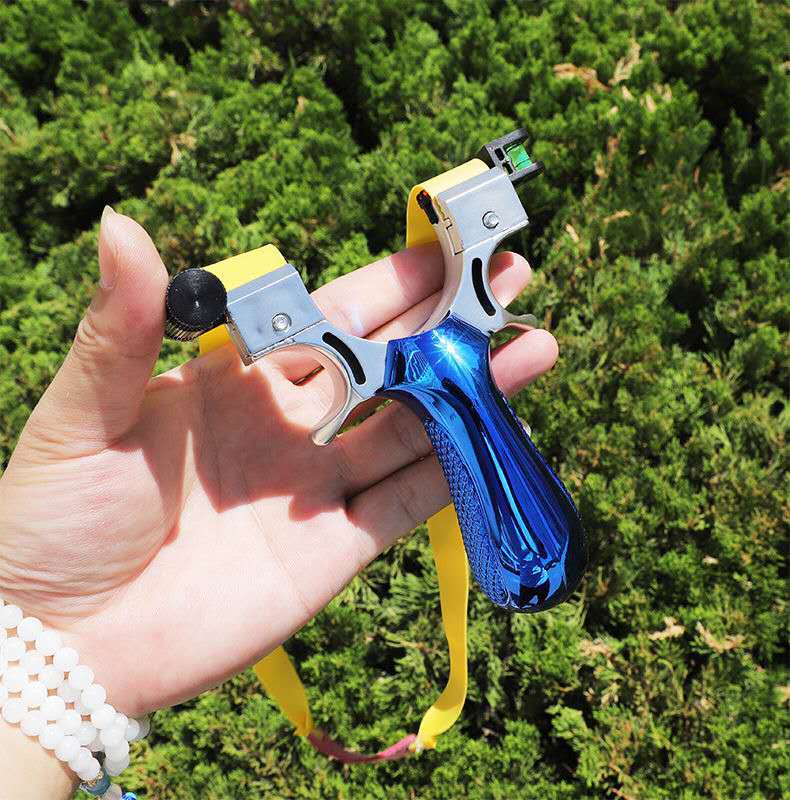 弹弓激光98k红外线瞄准弹弓架快压免绑扁皮筋户外竞技