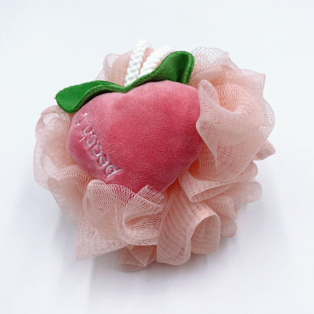 New Fruit Shape Mesh Sponge Cute Cute Master Loofah Large Anti-Scattered Bath Mesh Sponge Back Rub