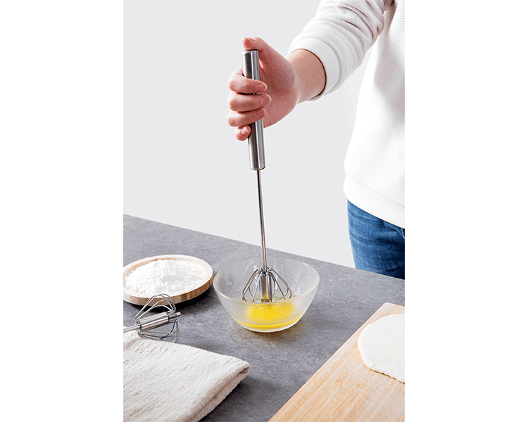不锈钢半自动打蛋器迷你家用迷你手动打发奶油搅拌器烘焙工具