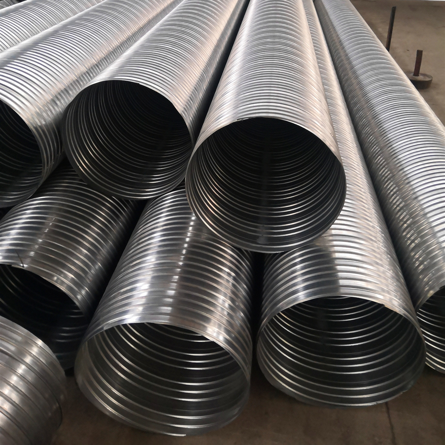 铁皮管 镀锌钢带螺旋管 公路桥梁预应力金属波纹管相似店铺>进入本