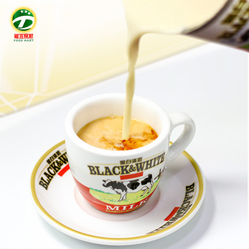 【福玛食材】荷兰进口黑白淡奶400g*48奶茶咖啡甜品烘焙专用原料