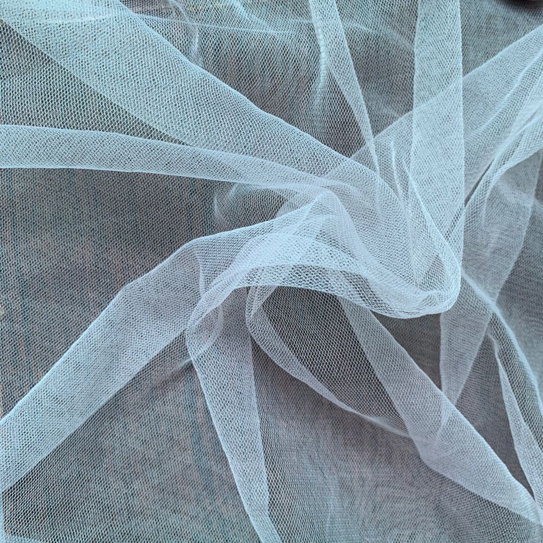 现货供应36a六角网眼布 婚纱面料 童装网布 裙摆蓬蓬裙装饰网布