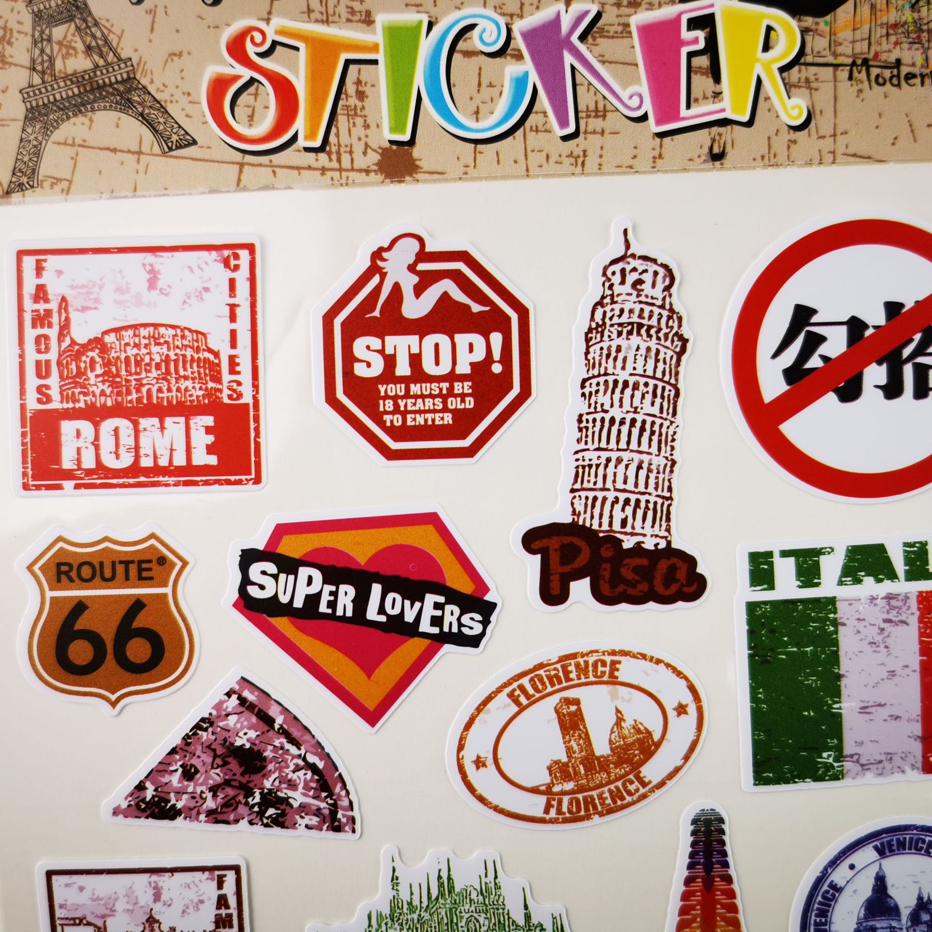 厂家直供 小清新卡通手账贴纸韩风日系涂鸦和纸自粘无痕贴纸批发