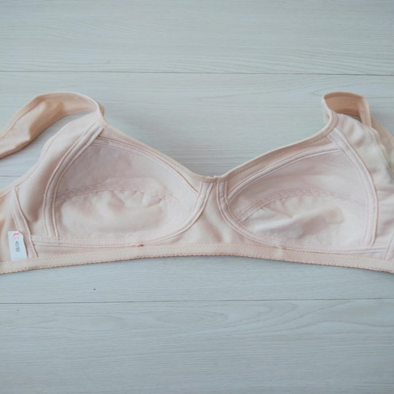 珍梦615中老年棉小杯大码无钢圈薄棉背心式内衣薄款文胸