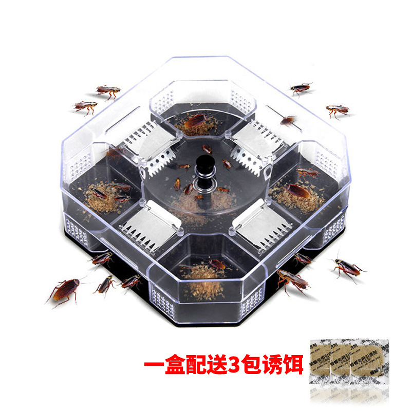 [Factory Direct Supply] Cockroach Catcher Trapper Killing and Catching Cockroach Box Stall Device Household Cockroach Trap Box