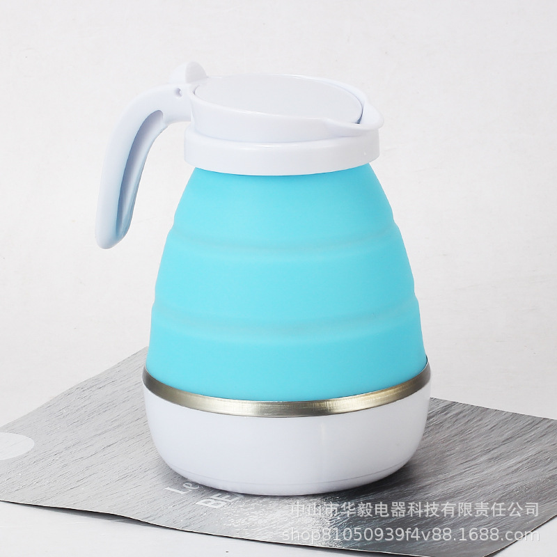 Factory Quick Delivery Cross-Border Travel Folding Kettle Portable Silicone Electric Kettle Kettle Home Appliance Gift