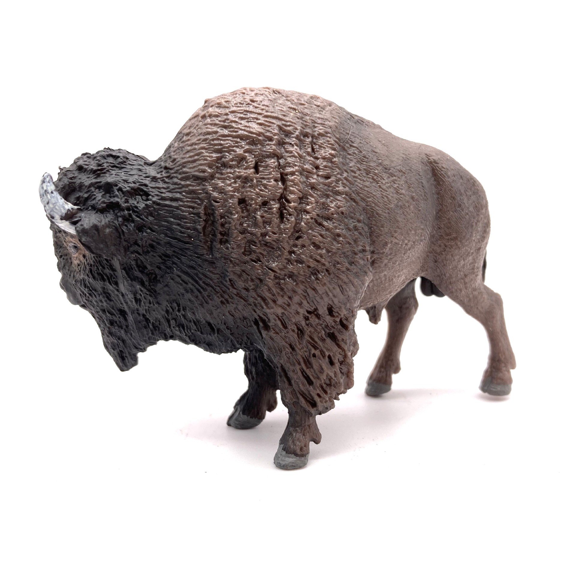 儿童认知仿真野生动物模型玩具美洲野牛水牛公牛母牛模型摆件