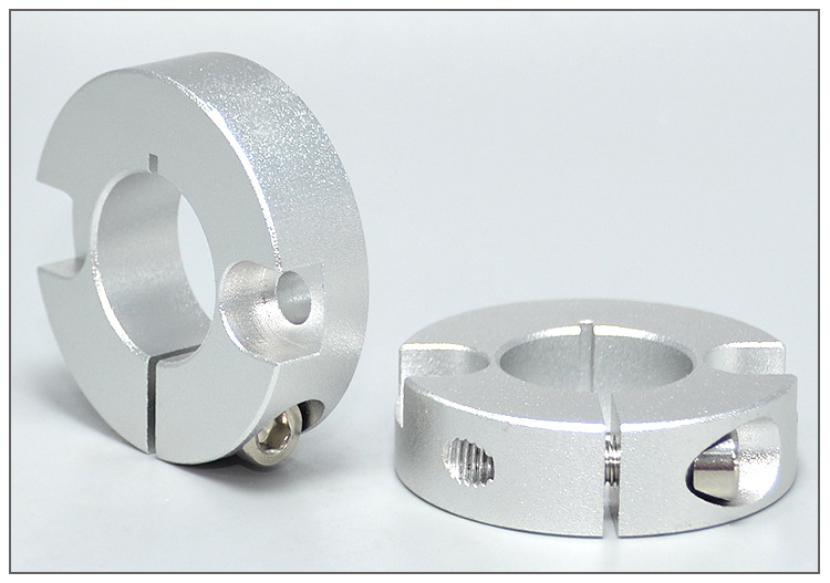 scsg开口固定环沉孔双孔固定卡环轴用弹性铝挡圈止推环喉箍定位环