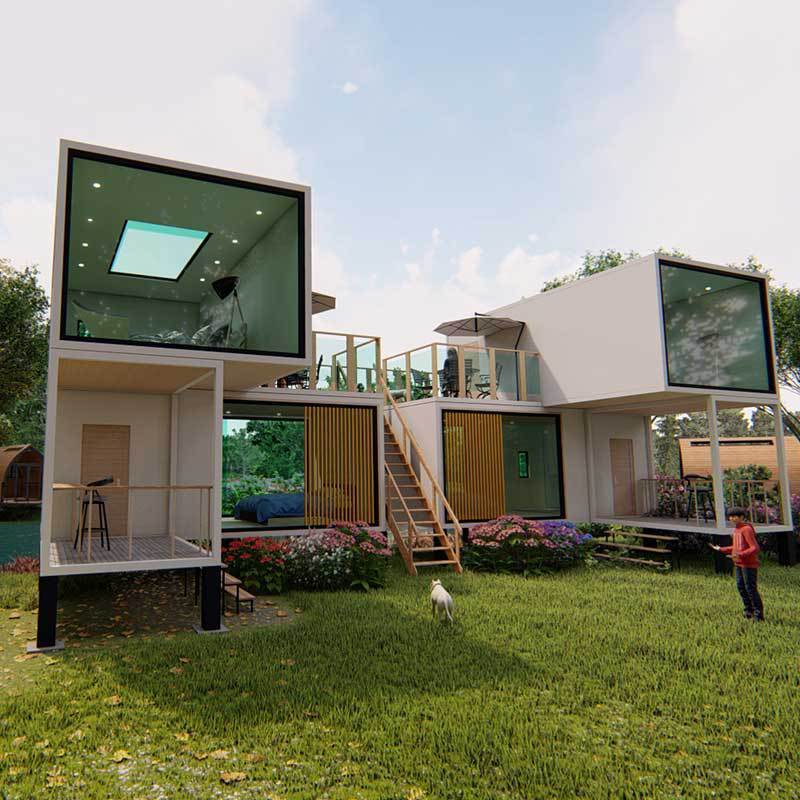 成都移动集装箱房别墅民宿集装箱活动板房移动房屋1k活动房太空舱