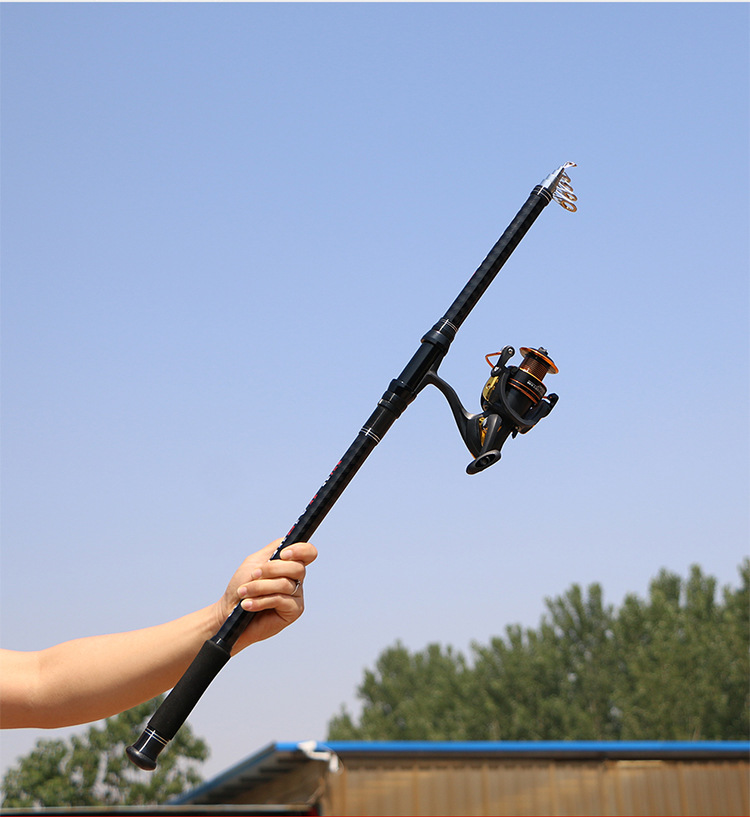 实体店批发 保质量碳素海竿抛竿甩杆2.1-3.6米超轻硬钓鱼竿远投竿-阿