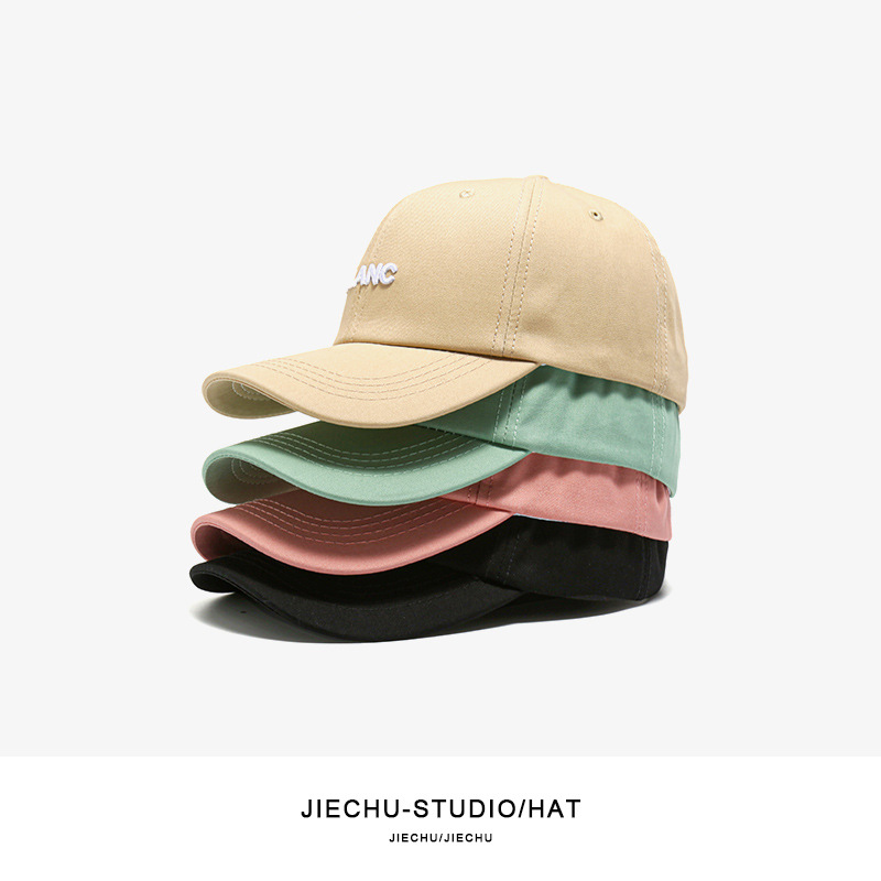 blanc鸭舌帽男女帽子ins潮牌男士韩版百搭潮流女潮网红女小众黑色