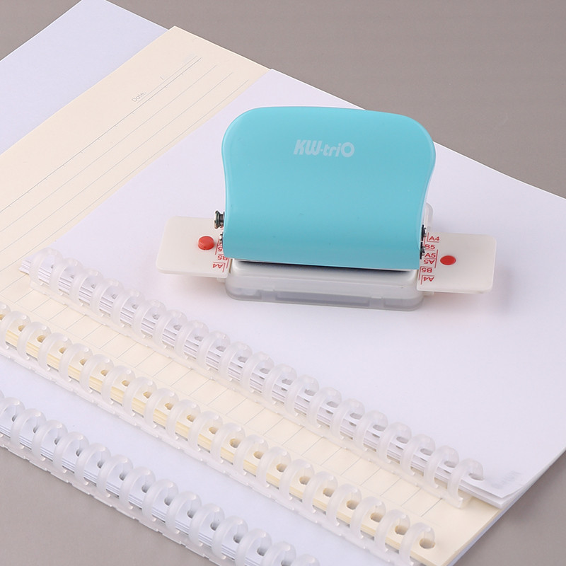 a4活页打孔器26孔本夹9.5mm6孔b5多孔手工装订纸本30孔20孔打孔机