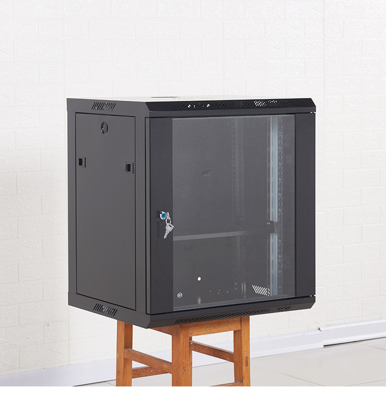 壁挂机柜信升达6u室内网络通讯服务器挂墙式网络机柜交换机服务器