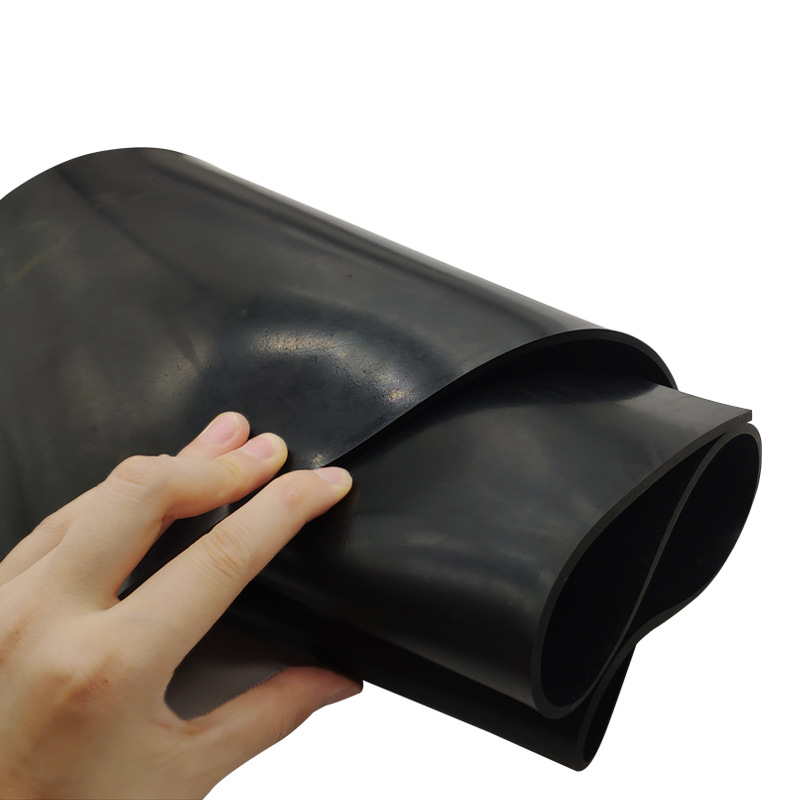 3mm黑色橡胶板5mm熟胶皮工业橡胶垫高弹耐油减震垫绝缘橡胶垫铺地