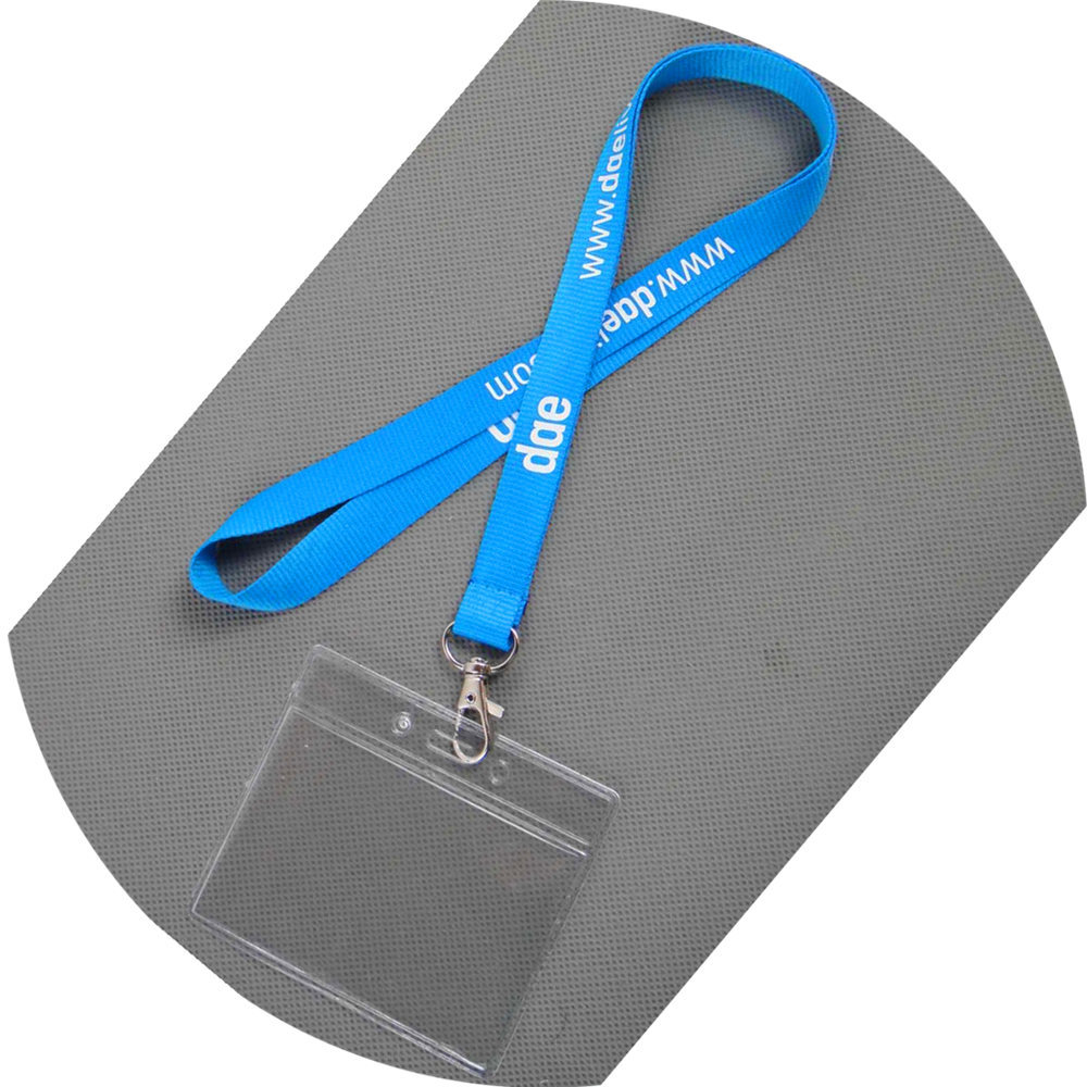透明pvc展会证件套挂绳批发硬胶卡工作牌挂带 优和扣防水手机吊绳