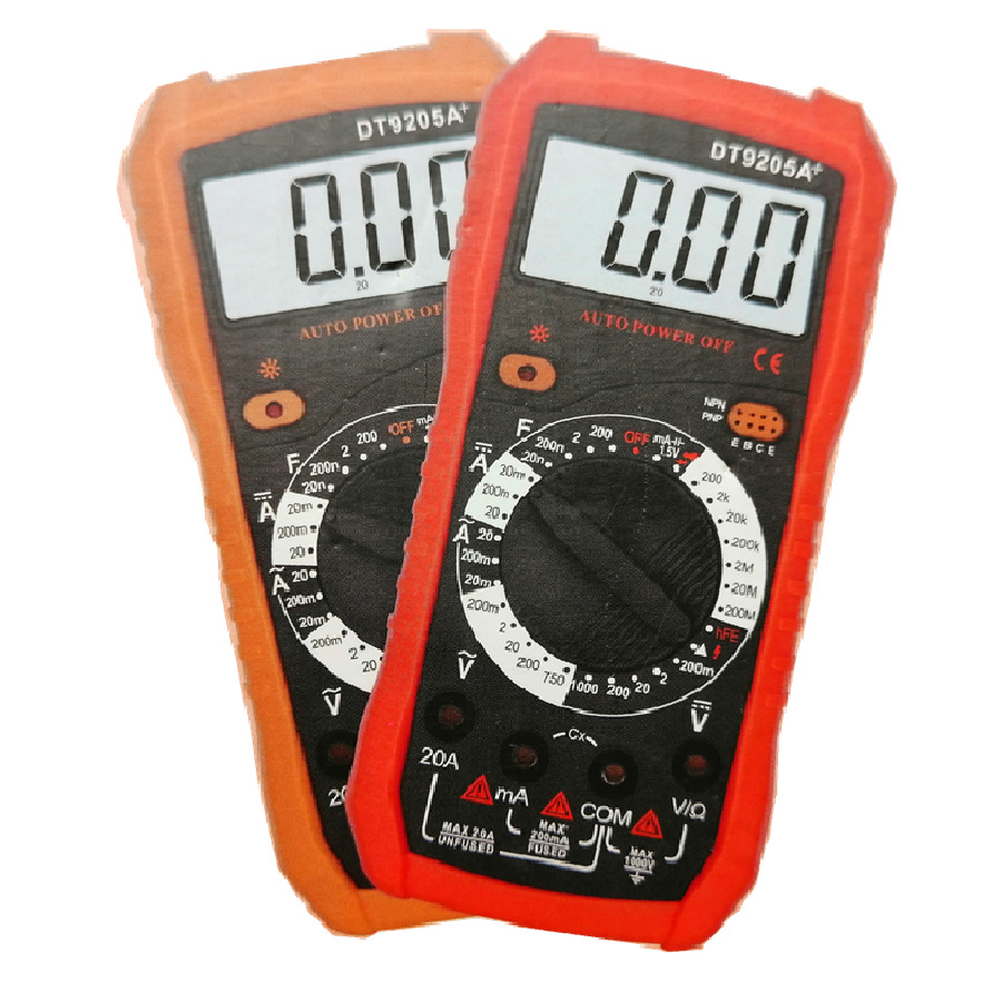 超大屏幕  高档外观大蜂鸣器 dt9205a 万用表