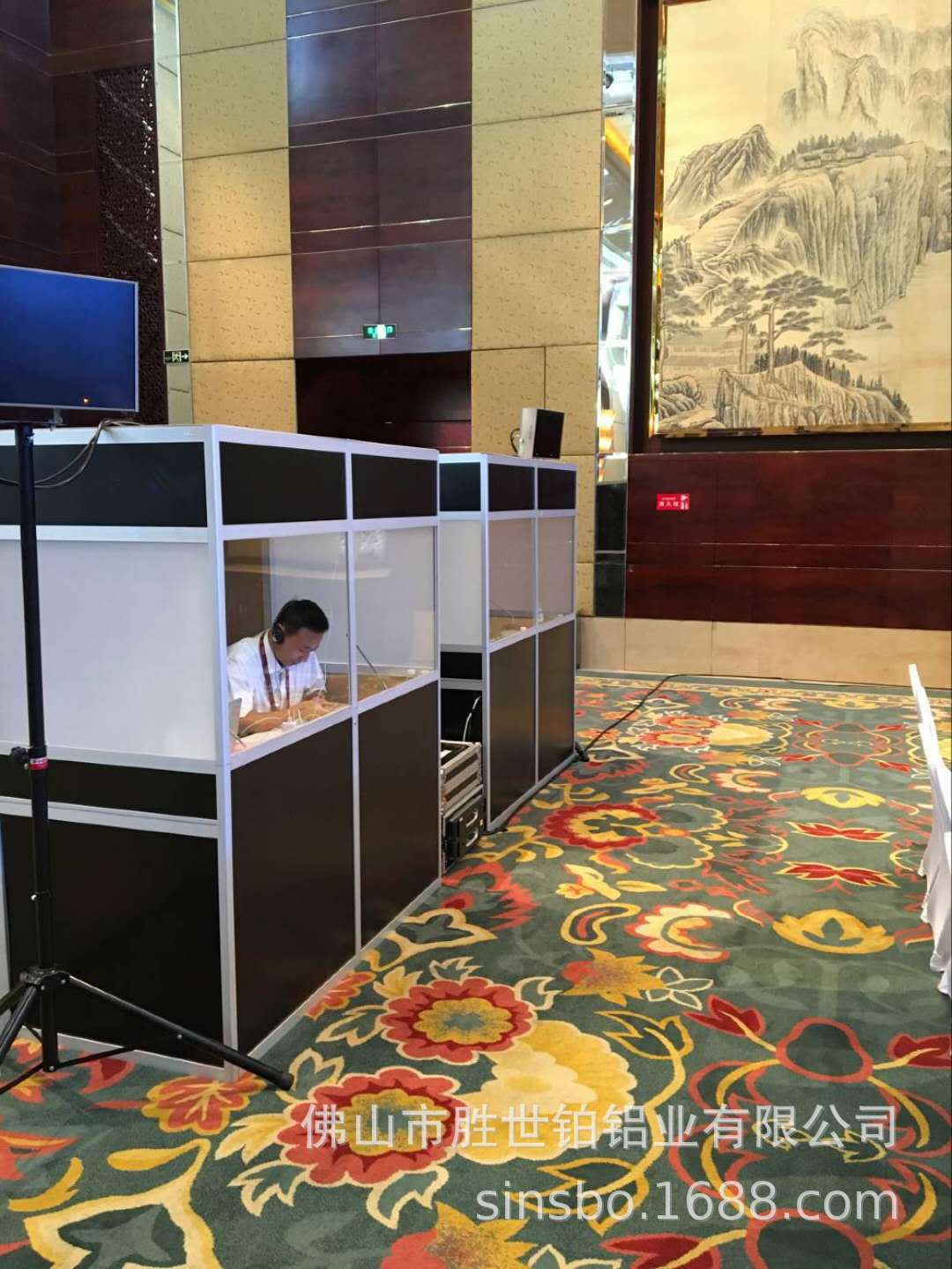 展会同传声直播音室房间翻译间制作安装标展小房间布置装修房