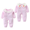 baby one-piece garment spring and autumn Winter clothes go out keep warm Cotton clip Female baby clothes pajamas Newborn Romper Climbing clothes baby one-piece garment spring and autumn Winter clothes go out keep warm Cotton clip Female baby clothes pajamas Newborn Romper Climbing clothes