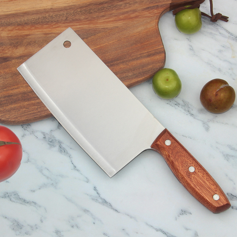 菜刀家用不锈钢切片刀厨师专用切菜切肉片锋利免磨厨房刀具