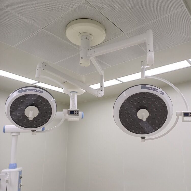 led700500手术无影灯医院手术室手术灯吊式单双头卤素整体反射灯