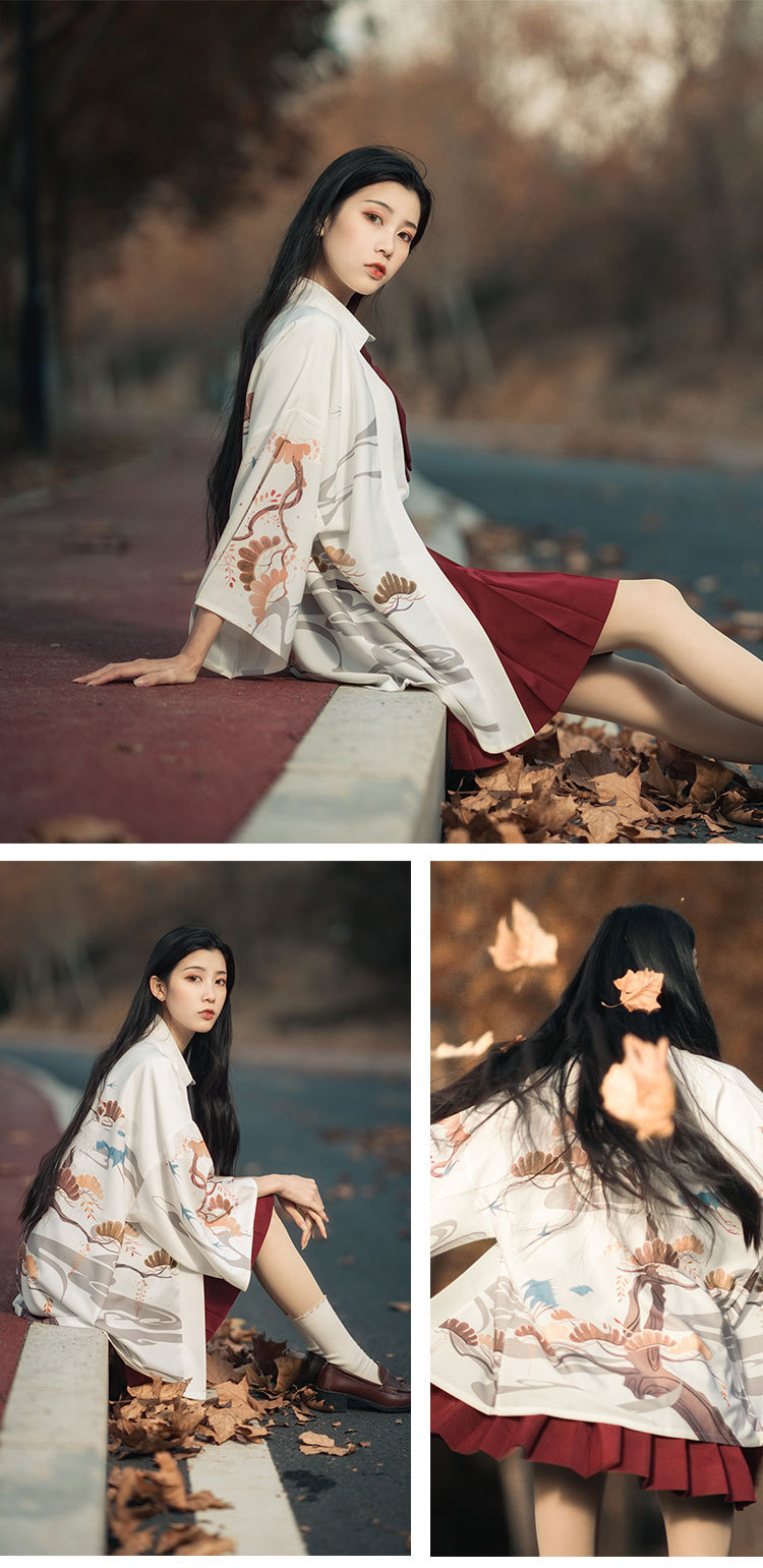 日式和风羽织中国风古风休闲防晒和服开衫学生二次元动漫周边外套