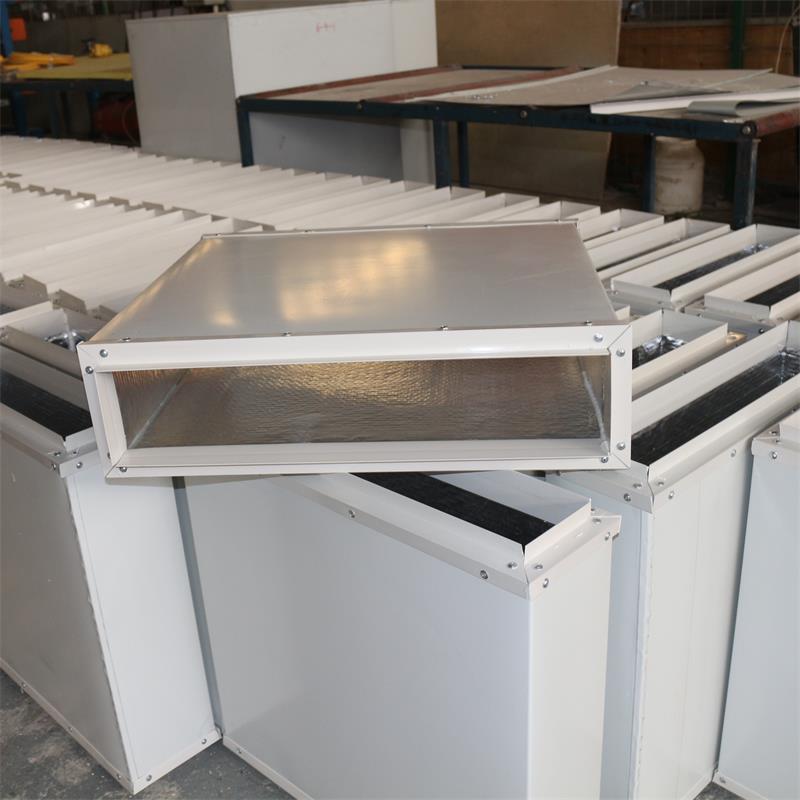 双面彩钢酚醛保温复合风管 玻镁颗粒排烟管 铝箔玻纤中央空调风管