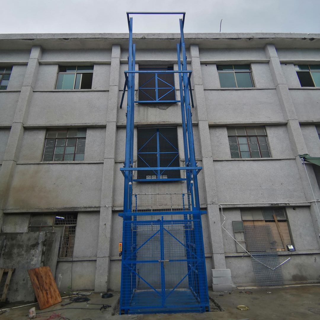 惠州导轨式简易升降机厂家直供小型液压货梯广州固定导轨式升降机