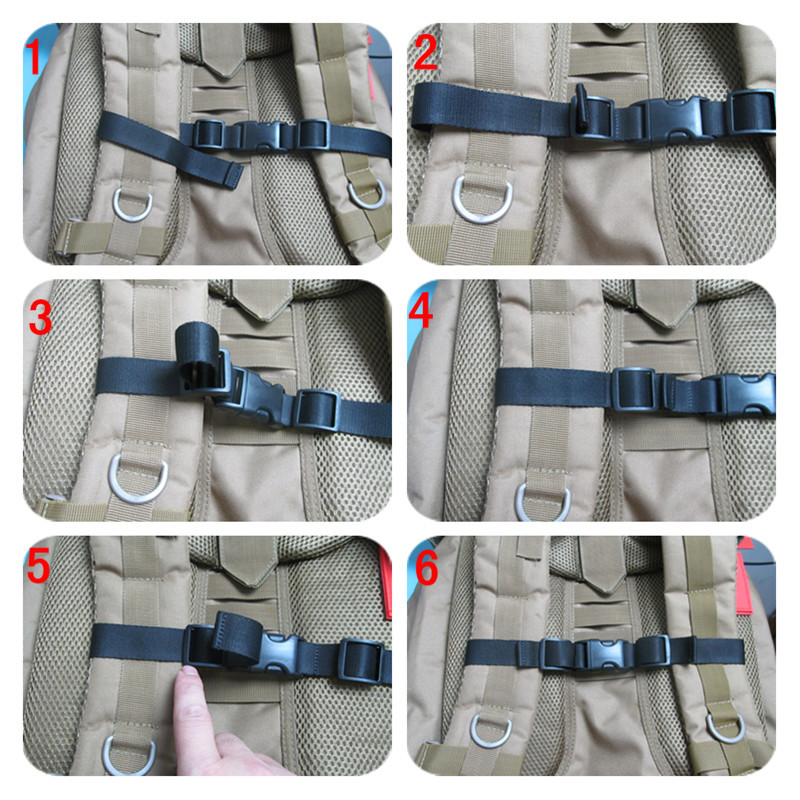 双肩背包 登山包 书包减负压防滑防掉胸 前 胸带扣带子加固固定带