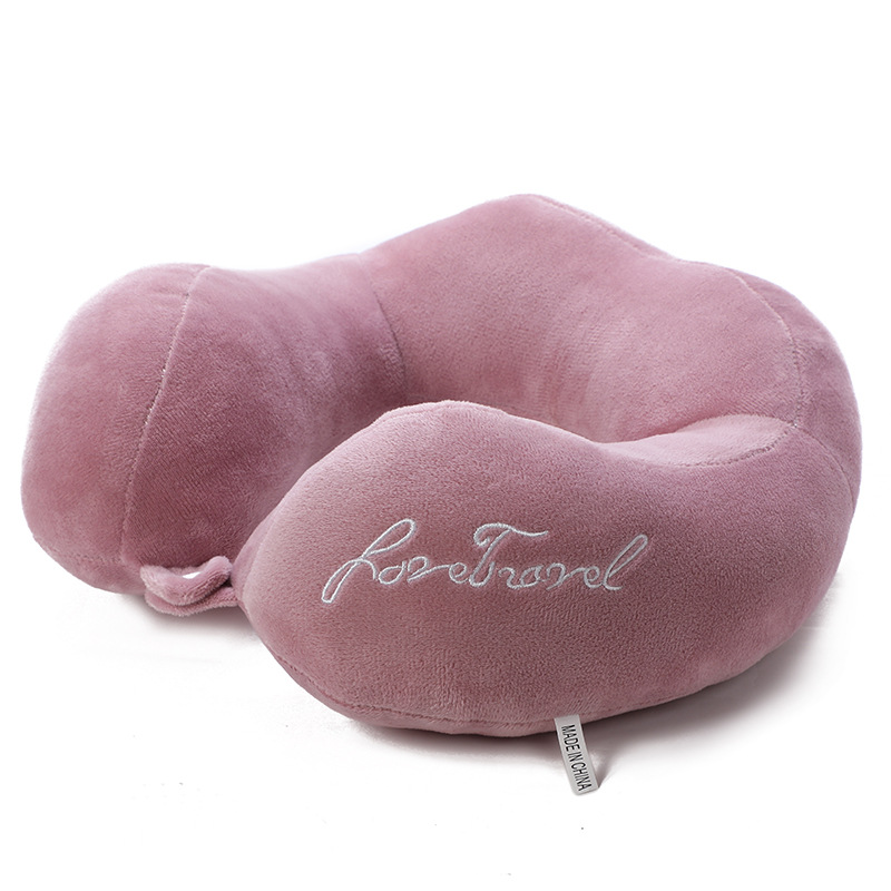 办公午休u型枕pp棉驼峰颈枕可定制logo旅行便携u型枕开车护颈枕