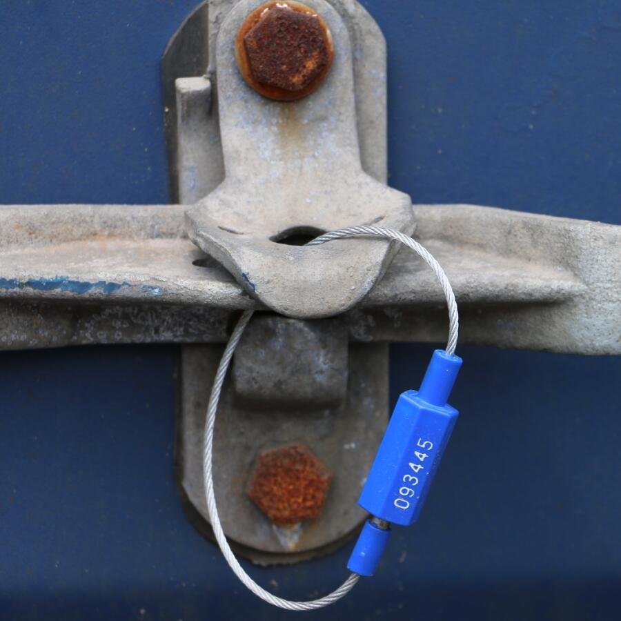 一次性铅封钢丝封条六角钢丝铅封集装箱封条电表货柜封条施封锁