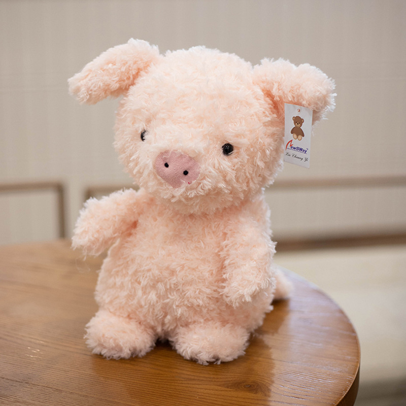 新款小号日系毛茸茸可爱呆萌小动物毛绒公仔亲肤卡通宠物儿童玩偶