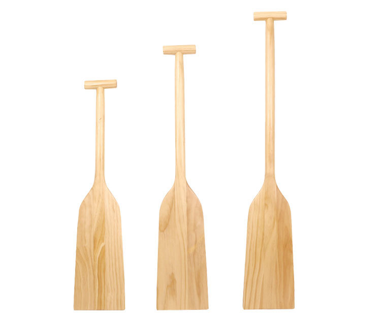 好木来船桨划桨75/85/90cm实木划水龙船桨儿童龙舟桨手摇娱乐木桨