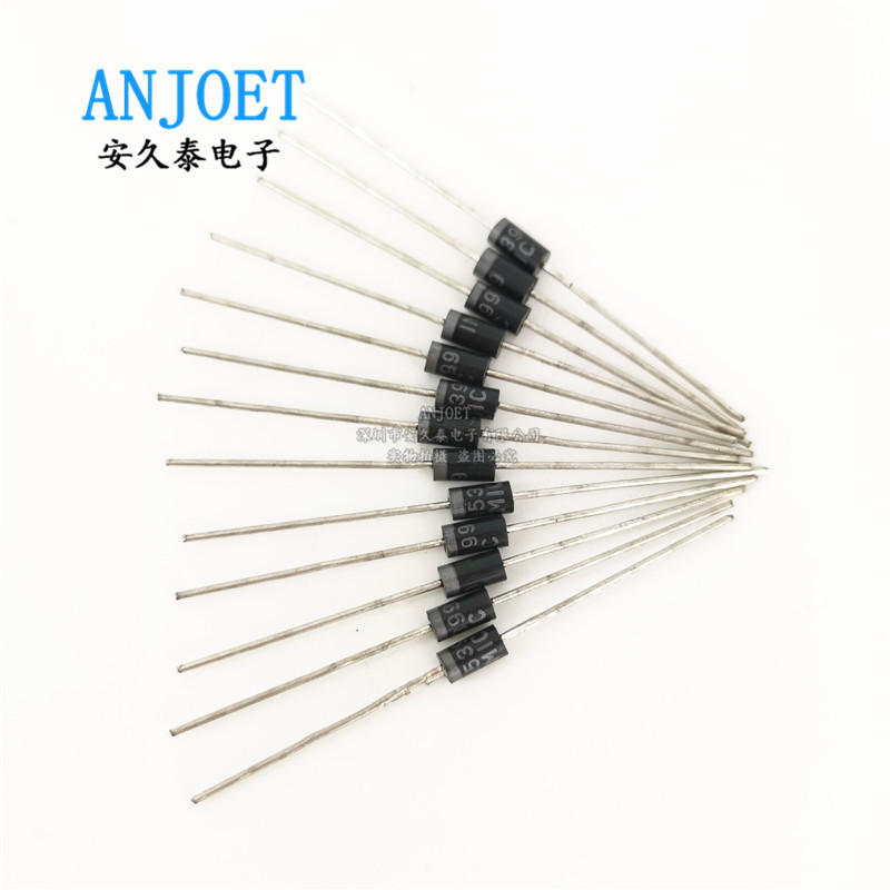 直插二极管 sr240 2a/40v 插件 肖特基二极管 do-15 sb240 原装