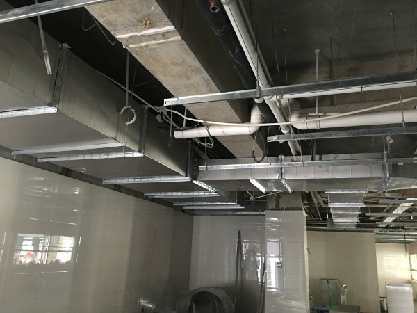 福麟环保通风降温工程厂房送风排气工程白铁通风管道制作安装环评