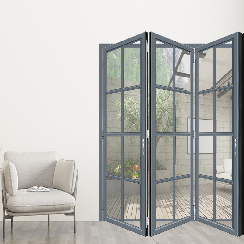 厂家直销折叠门铝合金中空玻璃隔热隔音客厅阳台隔断门窗厂家批发