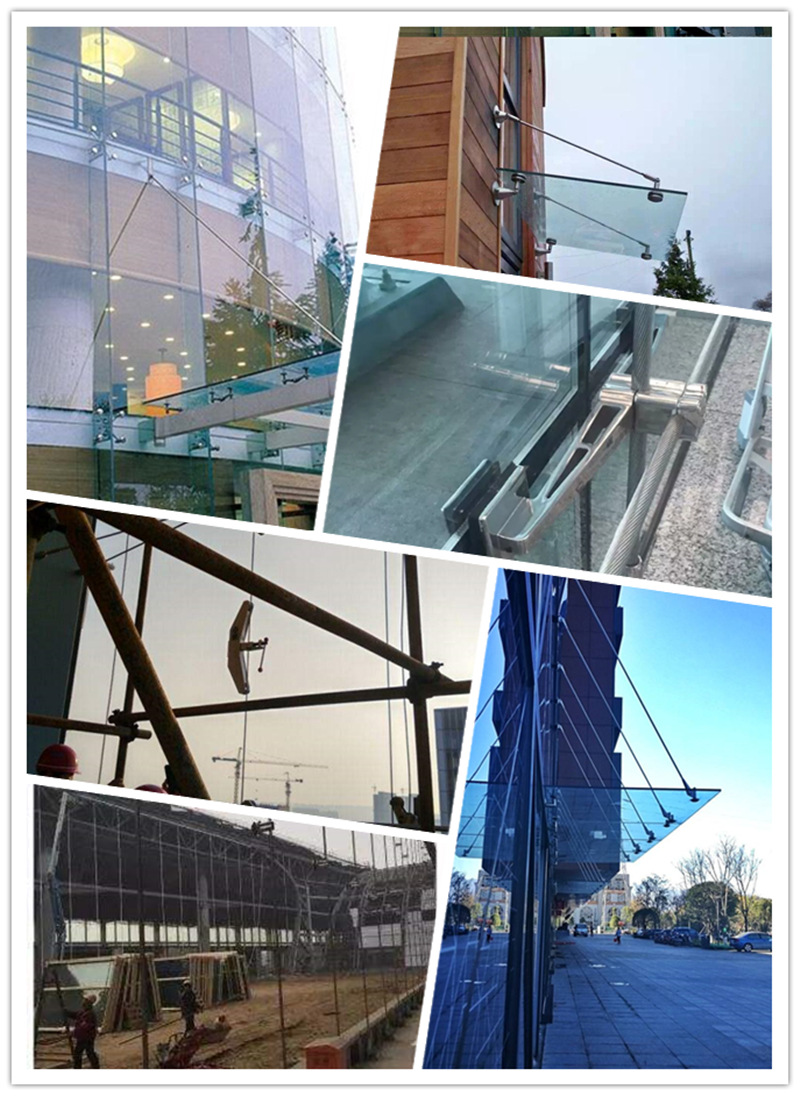 304不锈钢拉杆锁头 雨棚拉杆定制支撑杆拉杆锁头玻璃雨棚配件锁头