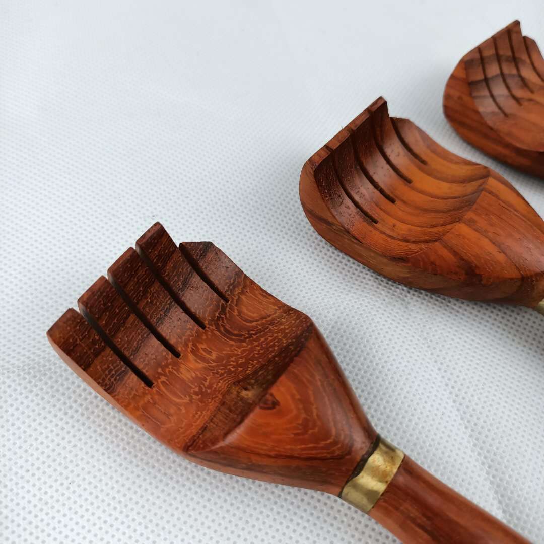 厂家批发红花梨实木痒痒挠不求人木质老头乐背部抓痒片挠定做加工