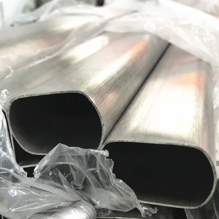 佛山201不锈钢平椭管 亚光304不锈钢椭圆管 亚光不锈钢平椭管批发