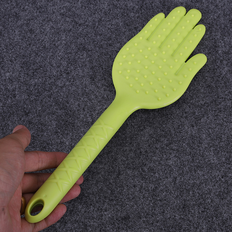 达贺经络拍痧掌养生按摩捶软胶拍打板健身保健手掌拍痧板棒捶背