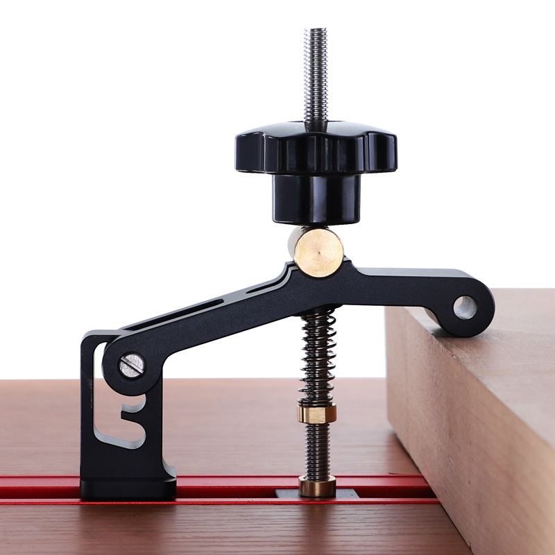 木工滑槽压板压料夹 30型45型滑槽配件 压紧定位夹 工作台diy工具