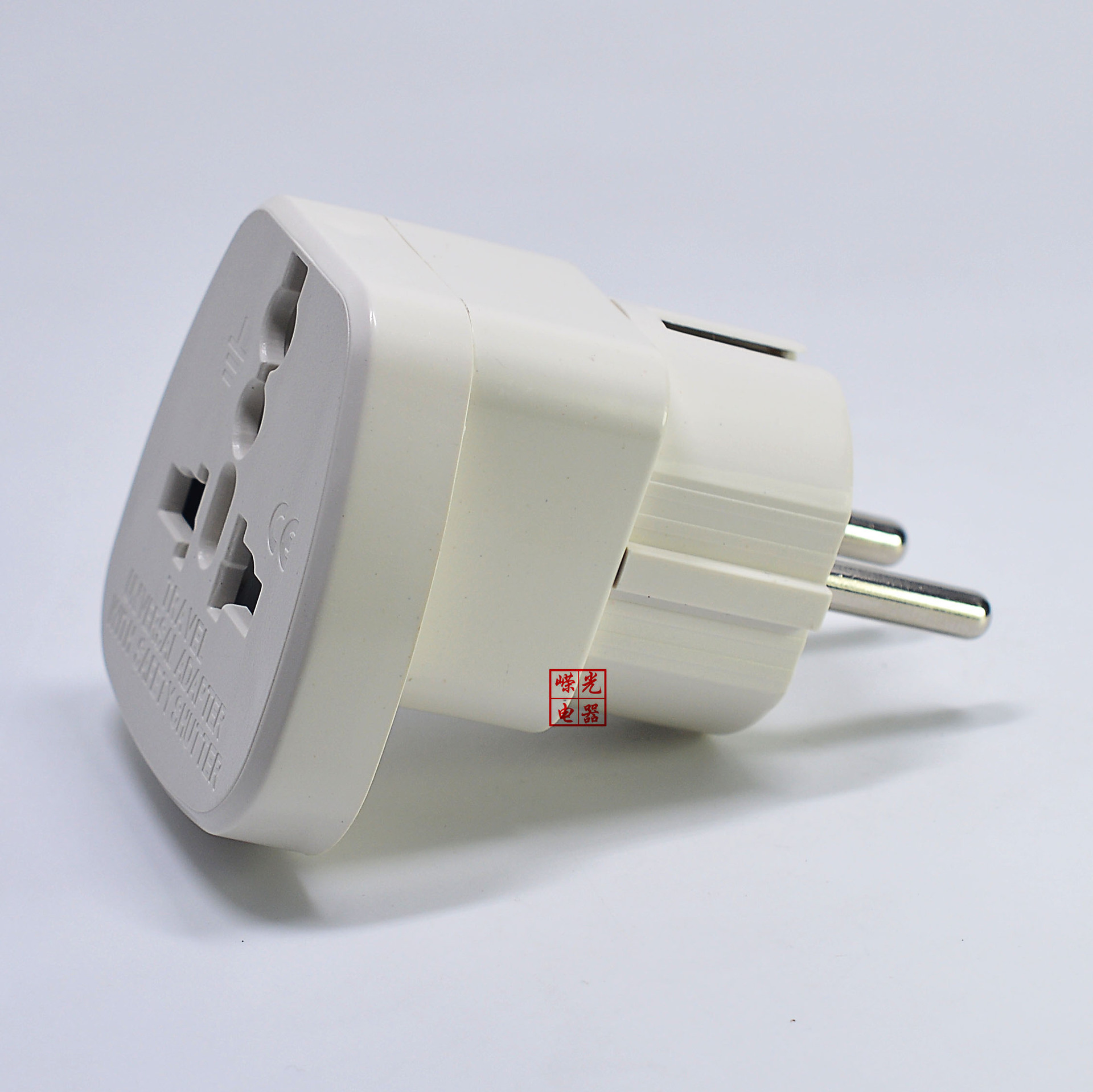 嵘光厂销ss-9德法式转接插头荷兰转接德国法国韩国(嵌入式插脚)