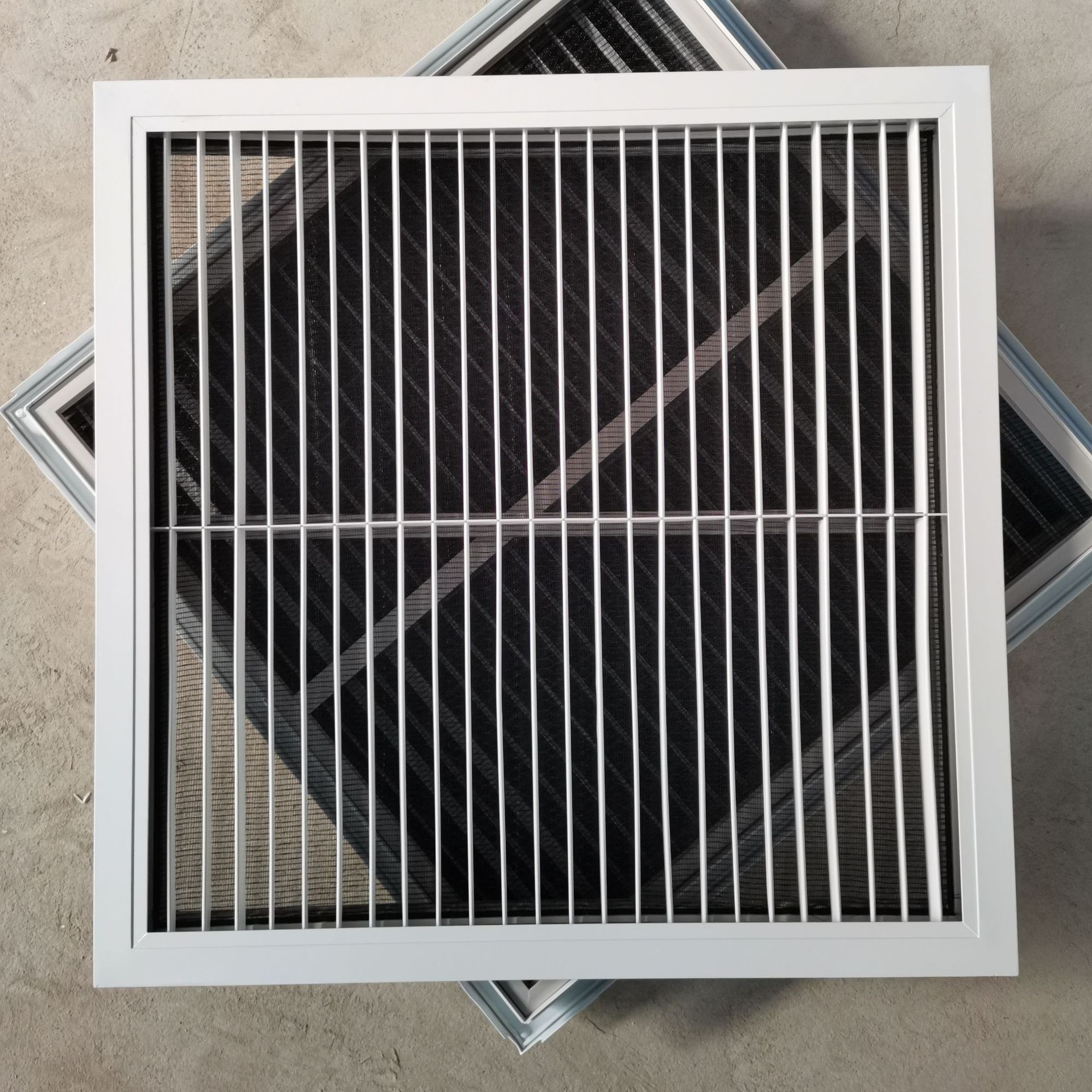 定制 吊顶式条形风口 300x300 600x600通风口 吊顶式条形百叶风口