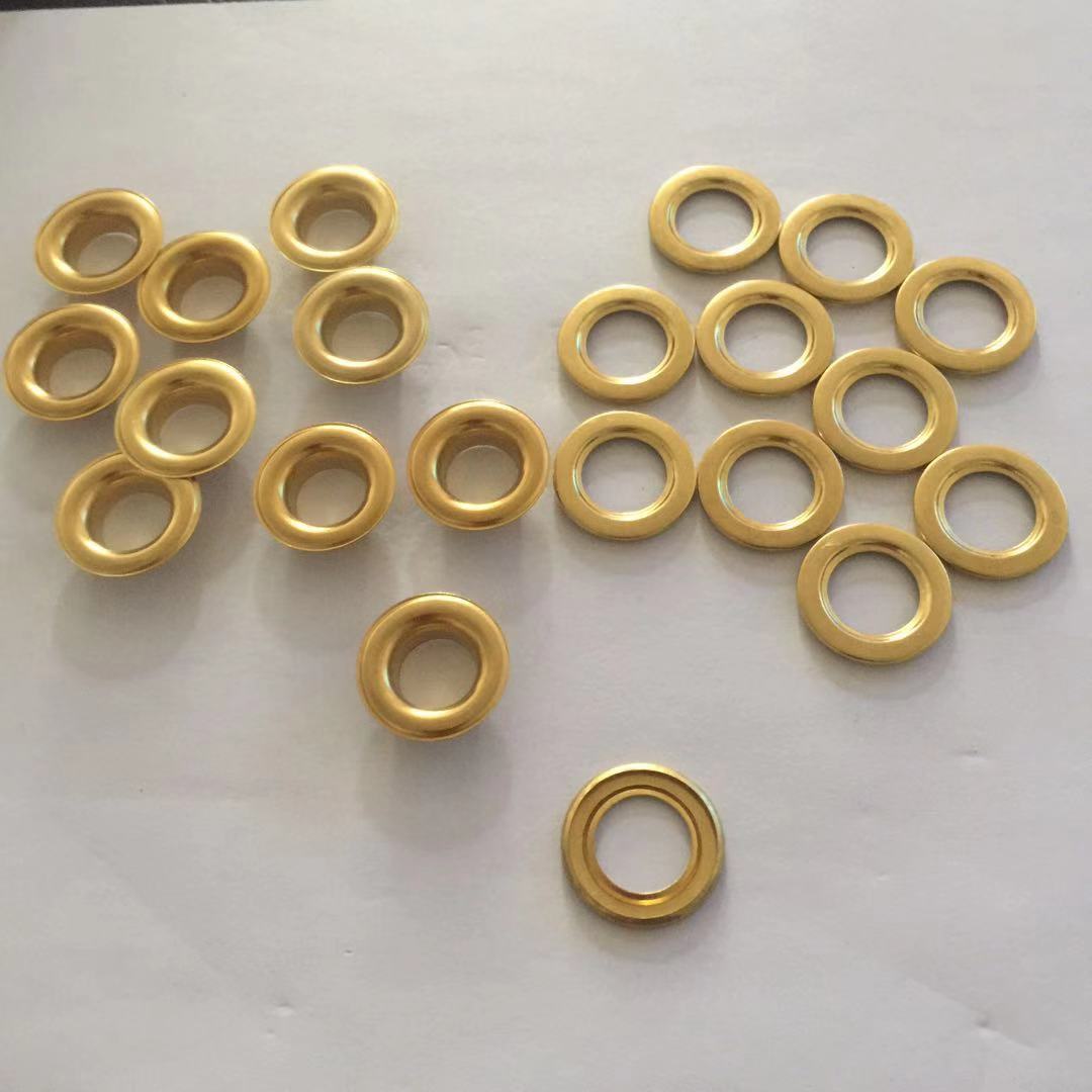 铜扣,铁镀铜,铁镀镍,镀金色篷布圈帐篷圈遮阳网扣