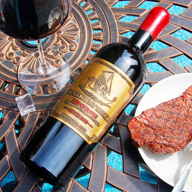 利布尔纳小产区干红葡萄酒 法国进口龙船酒庄aop红酒批发包邮