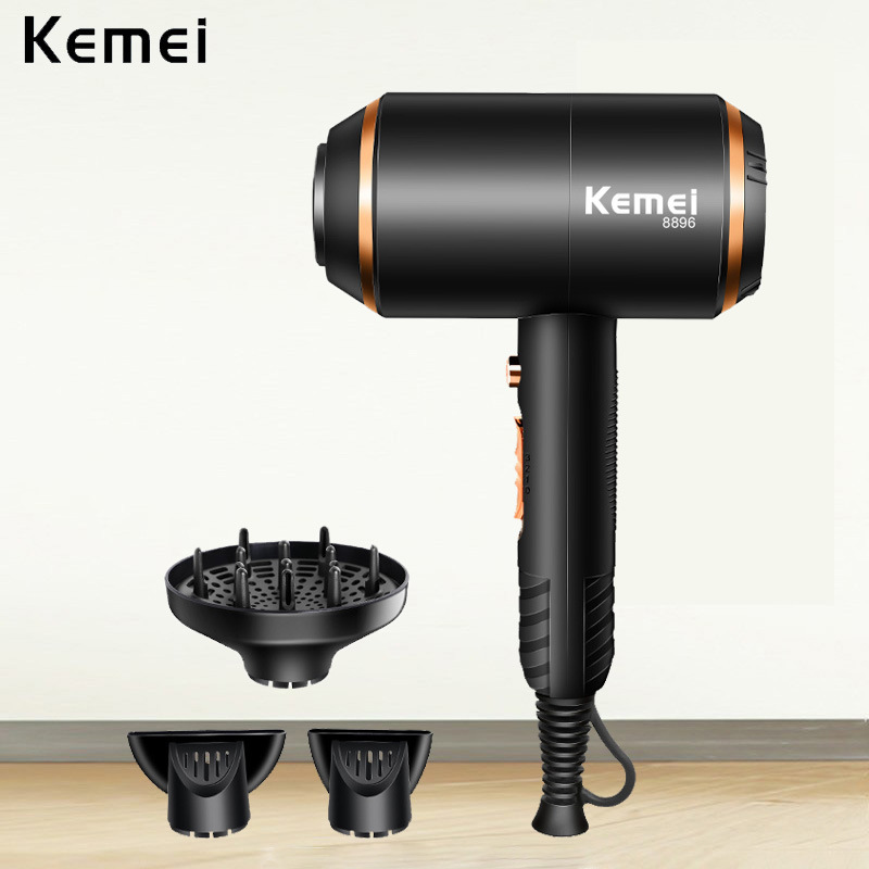 Kemei KM-8896 High-Power Professional Hair Dryer Hammer Hair Dryer Large Wind Force 4000W
